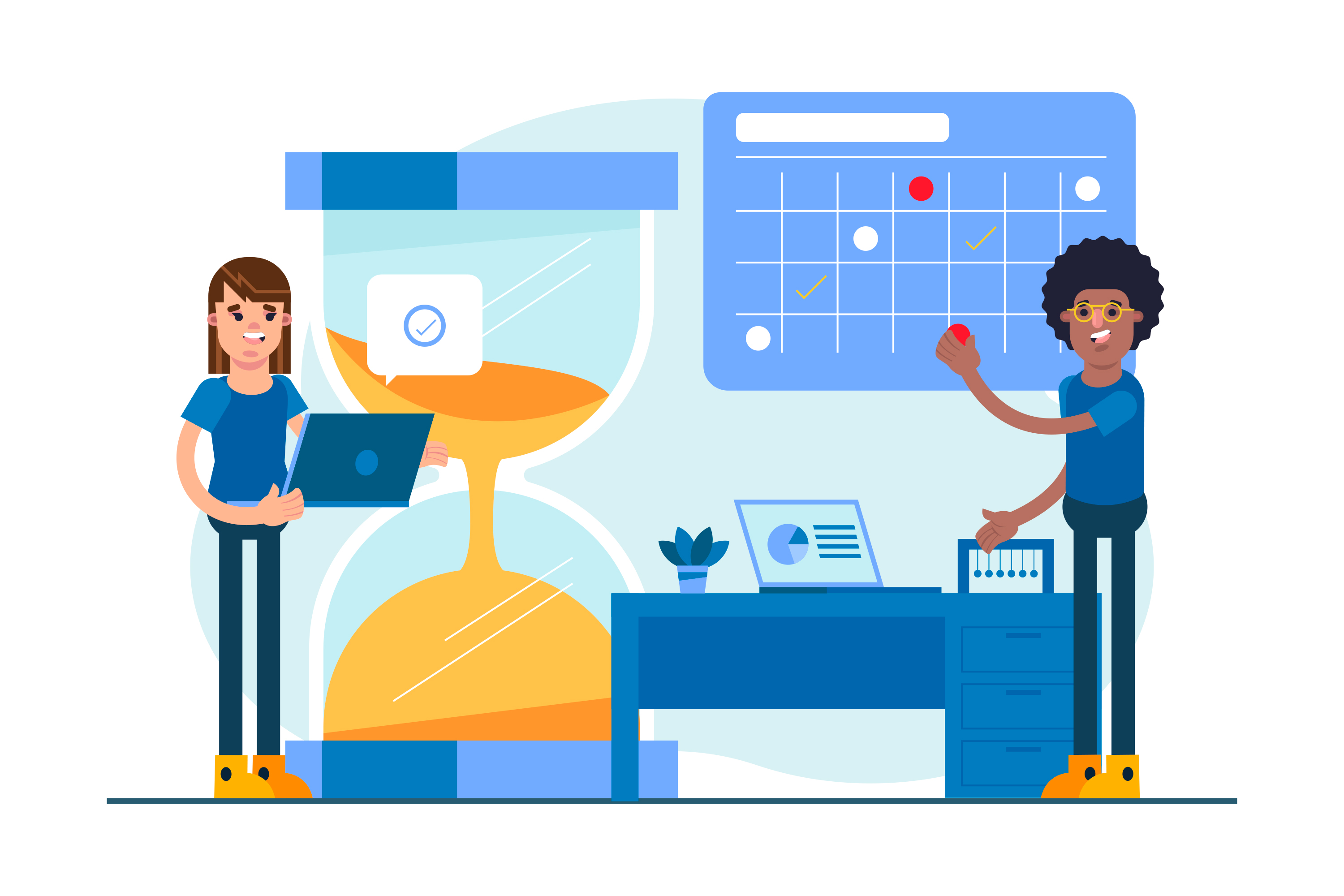 ERP dashboard showing supply chain optimization metrics